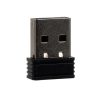 Függőleges vezeték nélküli egér, 10 m hatótáv, 1200 DPI, 6 gomb, USB, fekete