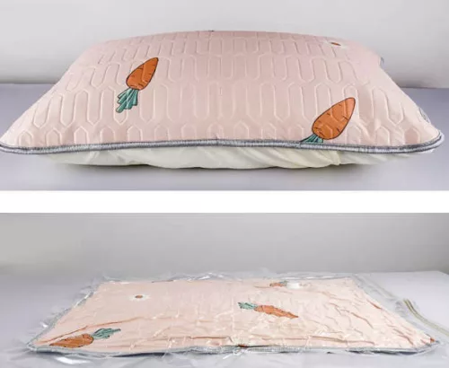 Ruhhy vákuumzsák készlet textilekhez manuális pumpával, 50x70cm - 10db