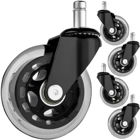 Malatec irodaiszék kerekek - 5 db