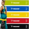 5 különböző erősségű fitnesz szalag tárolózsákban