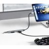4 portos USB hub 14 cm-es kábellel