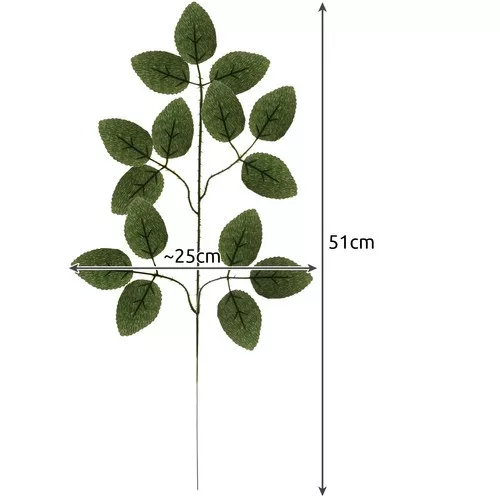 Mesterséges levelek 47cm - 12db