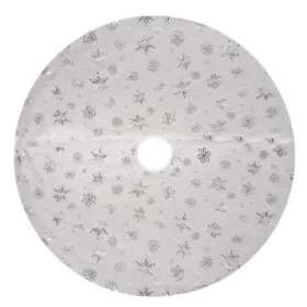 Karácsonyfa alátét fehér/ezüst - 90cm