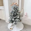 Karácsonyfa alátét fehér/ezüst - 90cm