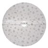 Karácsonyfa alátét fehér/ezüst - 120cm