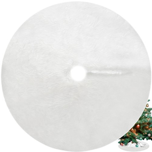 Karácsonyfa alátét fehér - 78cm