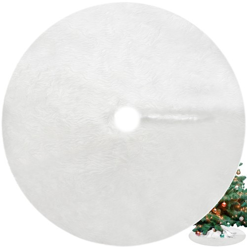 Karácsonyfa alátét fehér - 90cm