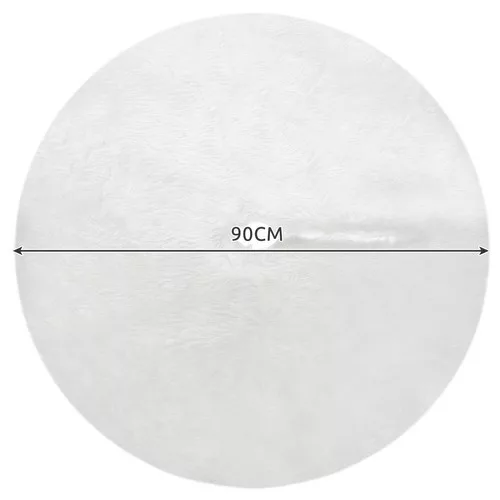 Karácsonyfa alátét fehér - 90cm