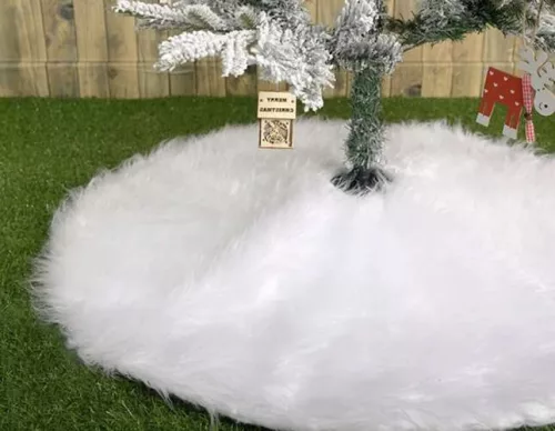 Karácsonyfa alátét fehér - 90cm