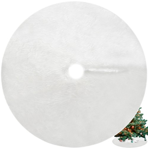 Karácsonyfa alátét fehér - 120cm