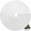 Karácsonyfa alátét fehér - 150cm