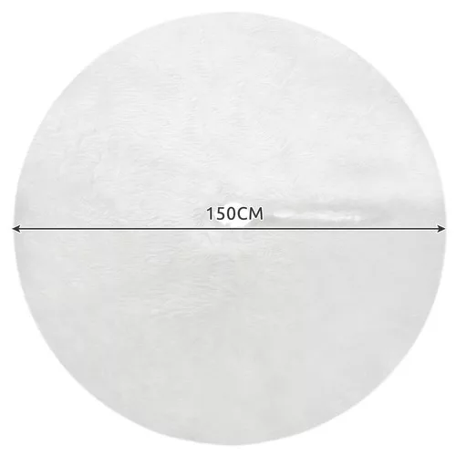 Karácsonyfa alátét fehér - 150cm
