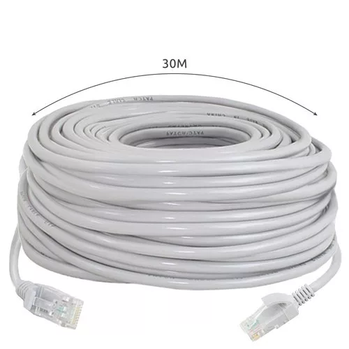 Izoxis ethernet kábel, szürke - 30m