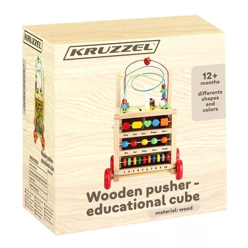 Kruzzel fa tolható fejlesztő kocka - 33x34x48cm