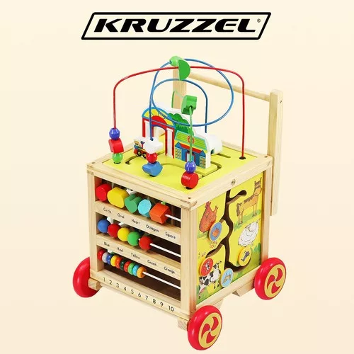Kruzzel fa tolható fejlesztő kocka - 33x34x48cm