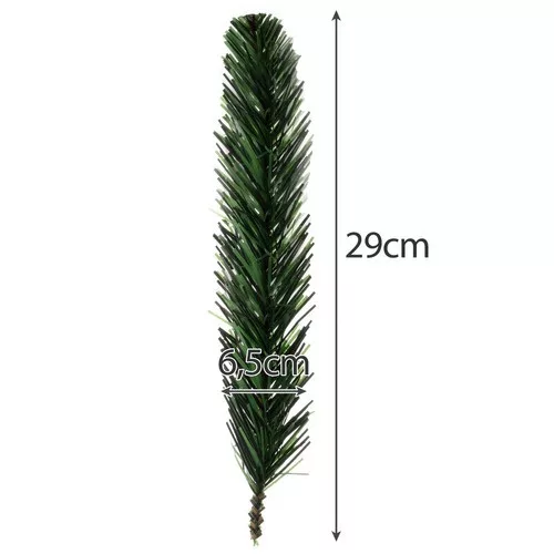 Dekorációs műfenyő ágak 29cm - 40db
