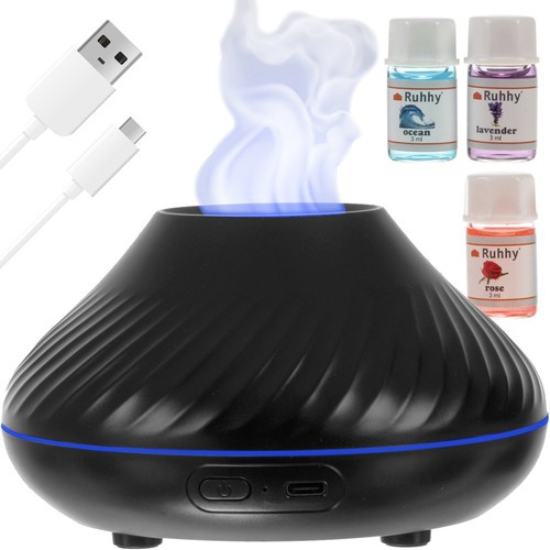 Aroma diffúzor USB - fekete