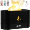 Aroma diffúzor láng hatással 180ml - fekete