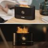 Aroma diffúzor láng hatással 180ml - fekete