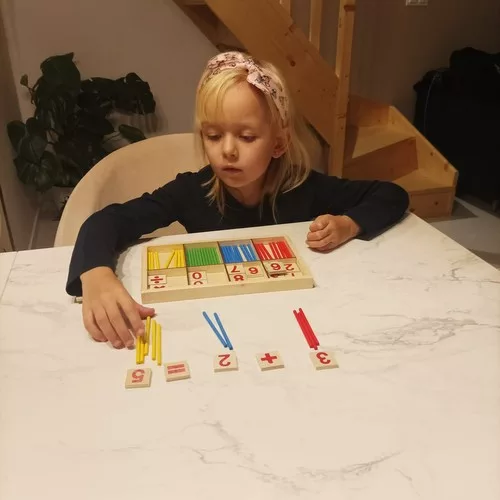 Fa pálcikák számolás tanuláshoz