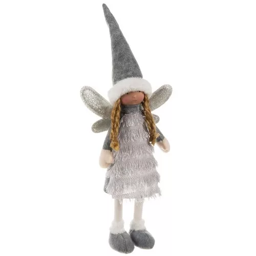 Karácsonyi figura szürke tündér