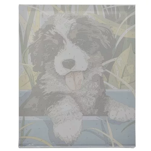 Számos kifestő kutya - 40x30cm