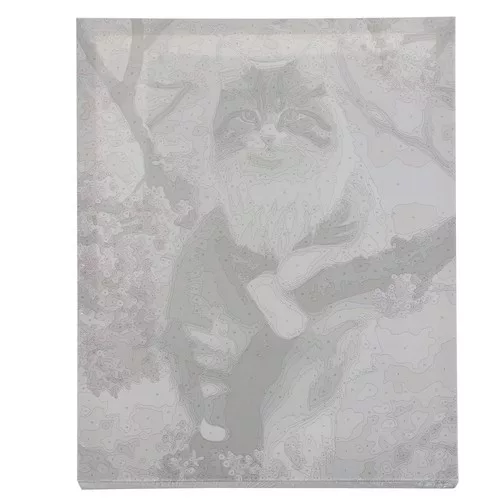 Számos kifestő macska - 40x50cm