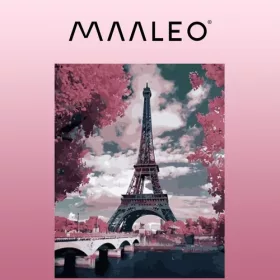 Számos kifestő eiffel torony - 40x50cm