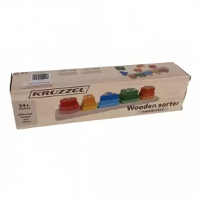 Kruzzel forma válogatós játék fából - 30x5,5x6,2cm
