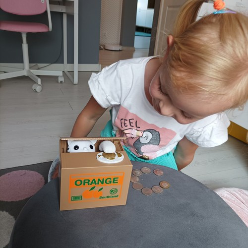 Érmetolvaj persely - cica