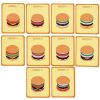 Fából készült hamburger játék