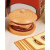 Fából készült hamburger játék