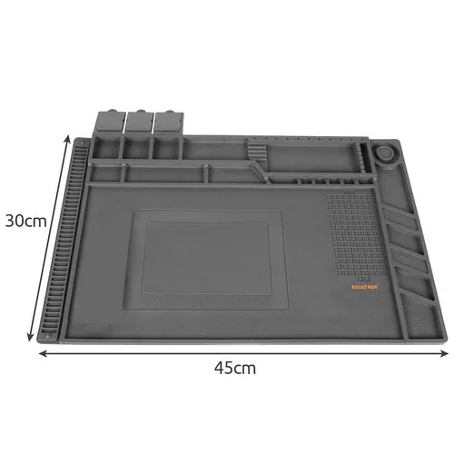 Szilikon elektronikai alátét szürke - 30x40cm