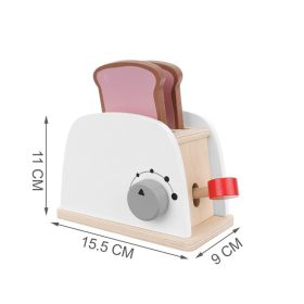 Fa játék kenyérpirító kiegészítőkkel