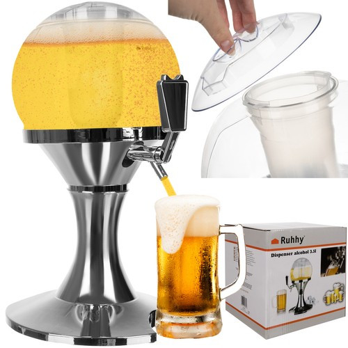 Party sörcsap – hűthető, gömb alakú ital adagoló – 3,5l