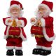 Zenélő és táncoló mikulás figura - 27cm