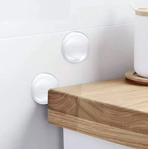Ruhhy ajtóütköző készlet, 6db - átlátszó
