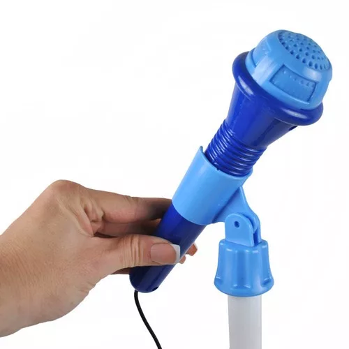 Iso trade játék elektromos gitár erősítővel és mikrofonnal - kék