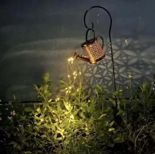 Gardlov napelemes locsoló kanna formájú LED lámpa leszúrható akasztóval - 81,5x23x10cm