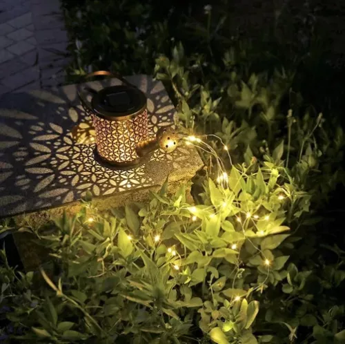 Gardlov napelemes locsoló kanna formájú LED lámpa leszúrható akasztóval - 81,5x23x10cm