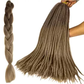 Soulima szintetikus hajfonat, 60cm - szőke ombre
