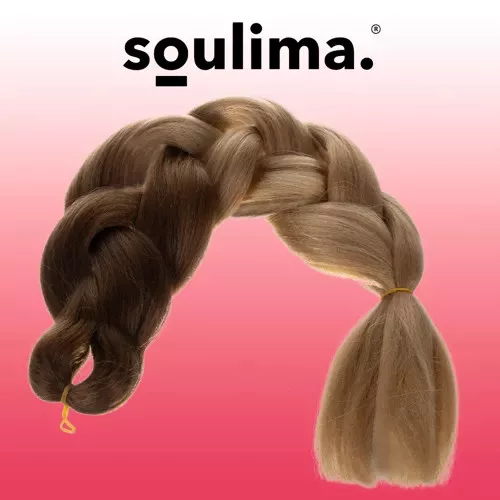Soulima szintetikus hajfonat, 60cm - szőke ombre