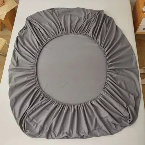 Gumis lepedő, szürke - 180x200cm