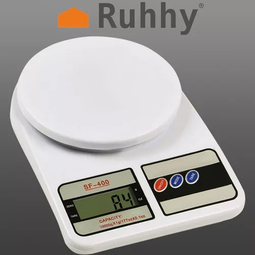 Konyhai mérleg, fehér - 10kg/1g
