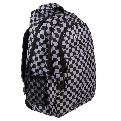 Iskolatáska tornazsákkal, kockás - 22l