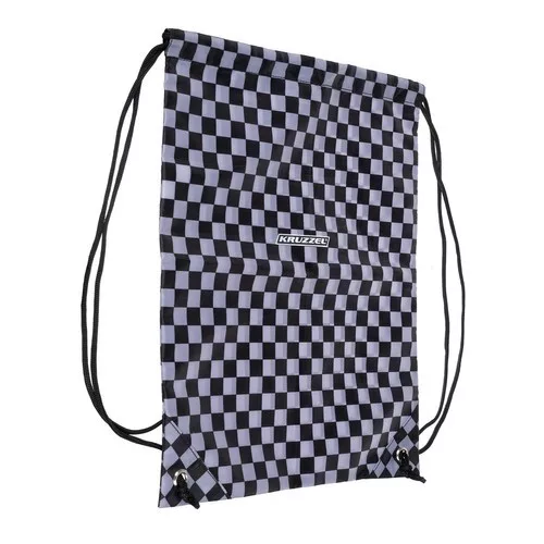 Iskolatáska tornazsákkal, kockás - 22l