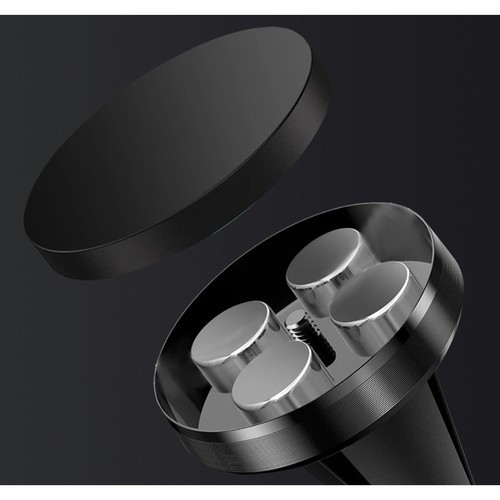 Xtrobb mágneses autós telefontartó szellőzőrácsra, 4,5x3,4x3,4cm - fekete