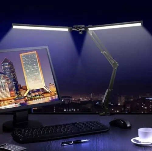 Kétkaros LED asztali lámpa