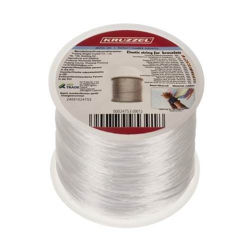 Kruzzel rugalmas szalag karkötők készítéséhez - 1mmx40m