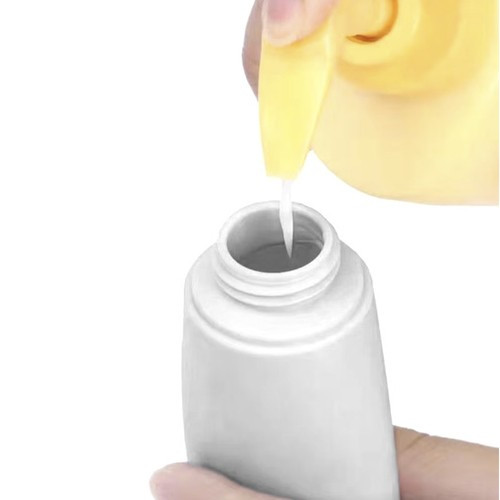 Kozmetikai utazó készlet, átlátszó - 10db